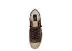 Golden Goose V-Star Brown Leather Tobacco Suede Star