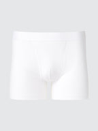 UNIQLO Men's Cotton Boxer Briefs (Regular Rise) - 00 WHITE