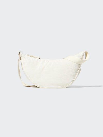 UNIQLO Unisex Round Mini Shoulder Bag - 01 OFF WHITE