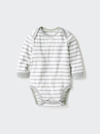 UNIQLO Babies' Newborn Bodysuit (Stripe) - 03 GREY