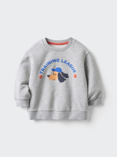 UNIQLO Babies' Ultra Stretch Sweatshirt - 03 GREY