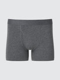 UNIQLO Men's Cotton Boxer Briefs (Regular Rise) - 07 GREY