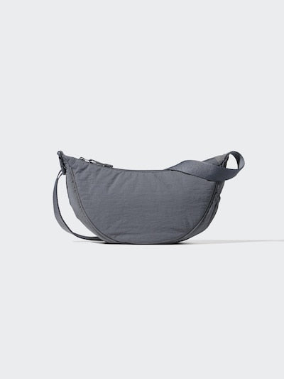 UNIQLO Unisex Round Mini Shoulder Bag - 08 DARK GREY