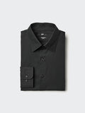 UNIQLO Men's Super Non-Iron Slim Fit Shirt (Regular Collar) - 09 BLACK