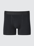UNIQLO Men's Cotton Boxer Briefs (Regular Rise) - 09 BLACK