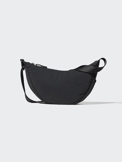 UNIQLO Unisex Round Mini Shoulder Bag - 09 BLACK