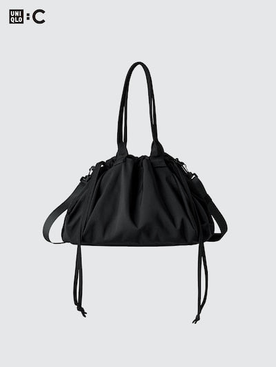 UNIQLO Unisex Drawstring Bag - 09 BLACK