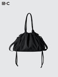 UNIQLO Unisex Drawstring Bag - 09 BLACK