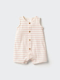 UNIQLO Babies' One Piece Outfit (Sleeveless, Striped) - 13 RED