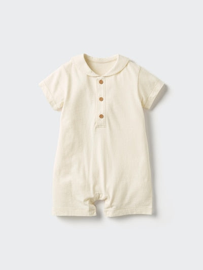 UNIQLO Babies' One Piece Outfit (Short Sleeve) - 30 NATURAL
