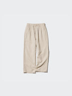 UNIQLO Kids' Linen Blend Wide Trousers - 31 BEIGE
