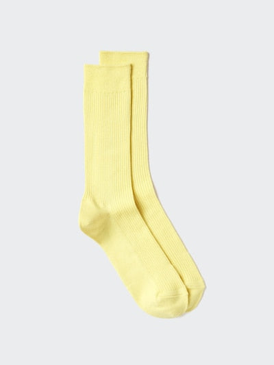 UNIQLO Unisex Colourful 50 Socks - 41 YELLOW