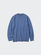 UNIQLO 100% Cashmere Crew Neck Jumper - 72 PURPLE