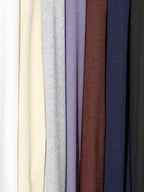 UNIQLO Unisex Soft Ribbed T-Shirt (Long Sleeve) - 70 LIGHT PURPLE
