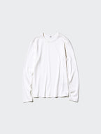 UNIQLO Unisex Soft Ribbed T-Shirt (Long Sleeve) - 69 NAVY