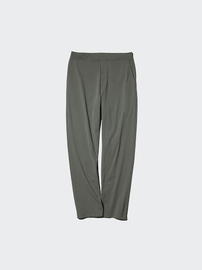 UNIQLO Men's Ultra Stretch Active Tapered Trousers - 57 OLIVE