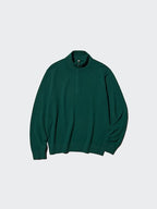 UNIQLO 100% Cashmere Half-Zip Jumper - 69 NAVY