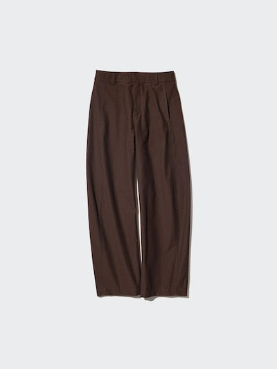 UNIQLO Unisex Jersey Barrel Leg Trousers - 01 OFF WHITE