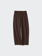 UNIQLO Unisex Jersey Barrel Leg Trousers - 08 DARK GREY
