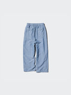 UNIQLO Kids' Linen Blend Wide Trousers - 65 BLUE