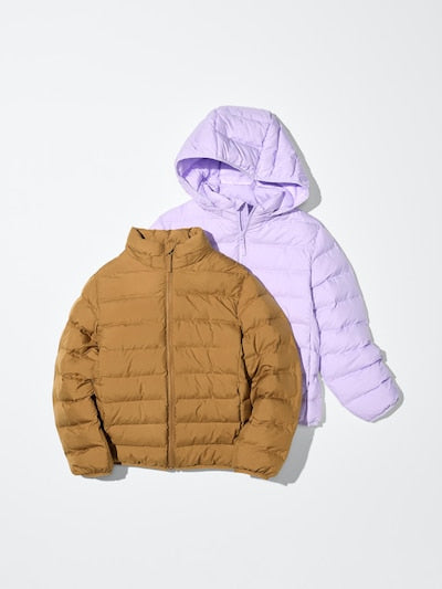 UNIQLO Kids' PUFFERTECH Washable Parka - 34 BROWN