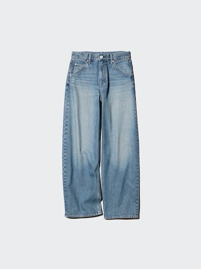 UNIQLO Baggy Barrel Leg Jeans - 08 DARK GREY