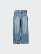 UNIQLO Baggy Barrel Leg Jeans - 08 DARK GREY