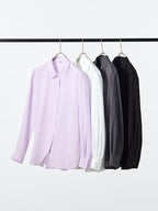 UNIQLO Women's Rayon Blouse - 71 PURPLE