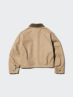 UNIQLO Unisex Zip-Up Short Jacket - 30 NATURAL