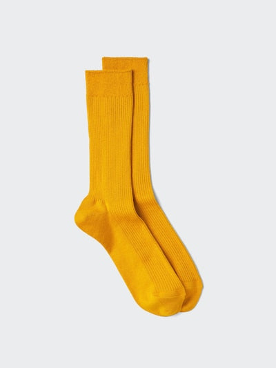 UNIQLO Unisex Colourful 50 Socks - 47 YELLOW