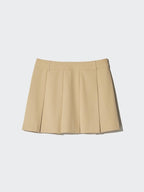 UNIQLO Women's Pleated Skort - 01 OFF WHITE