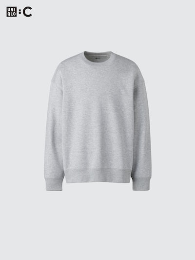 UNIQLO Unisex Oversized Sweatshirt - 05 GREY
