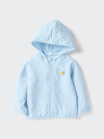 UNIQLO Babies' UV Protection Mesh Hoodie - 00 WHITE
