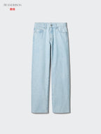UNIQLO Women's Straight Jeans - 65 BLUE