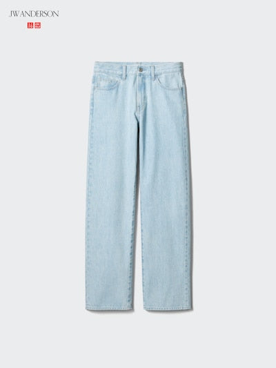 UNIQLO Women's Straight Jeans - 62 BLUE