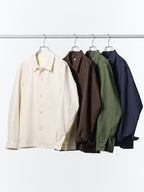 UNIQLO Men's Cotton Linen Blend Shirt Jacket - 30 NATURAL