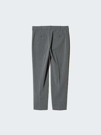 UNIQLO Men's Smart Ankle Trousers - 06 GREY