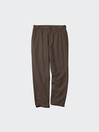 UNIQLO Men's Linen Blend Relaxed Trousers - 32 BEIGE