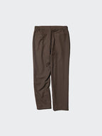 UNIQLO Men's Linen Blend Relaxed Trousers - 09 BLACK