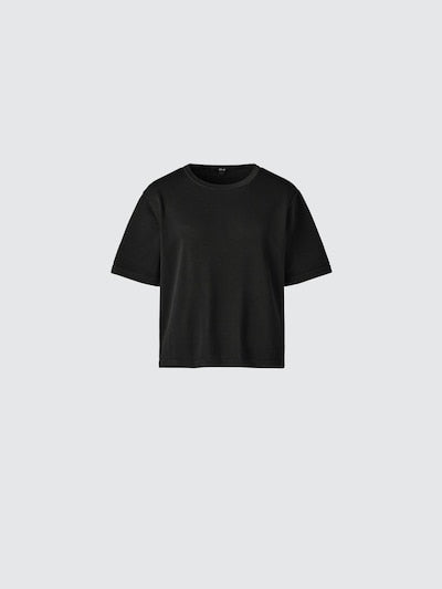 UNIQLO Women's Boxy Knit T-Shirt - 32 BEIGE