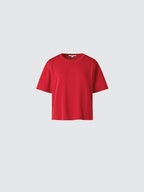 UNIQLO Women's Boxy Knit T-Shirt - 61 BLUE