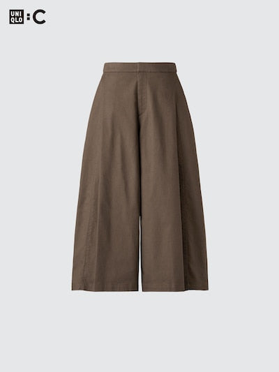 UNIQLO Unisex Cotton Culottes - 31 BEIGE