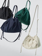 UNIQLO Unisex Drawstring Bag - 09 BLACK