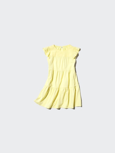 UNIQLO Kids' Combination Dress (Short Sleeve) - 60 LIGHT BLUE