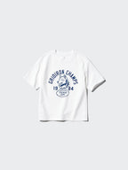 UNIQLO Kids' AIRism Cotton Crew Neck T-Shirt (Graphic) - 01 OFF WHITE