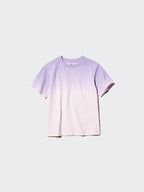 UNIQLO Kids' DRY-EX Crew Neck T-Shirt (Printed) - 61 BLUE