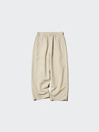 UNIQLO Kids' Linen Blend Wide Trousers - 65 BLUE