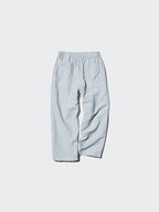 UNIQLO Kids' Linen Blend Wide Trousers - 09 BLACK