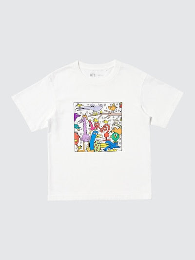 UNIQLO Kids' NY Pop Art UT Graphic T-Shirt (Keith Haring) - 00 WHITE