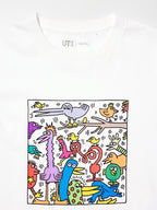 UNIQLO Kids' NY Pop Art UT Graphic T-Shirt (Keith Haring) - 00 WHITE